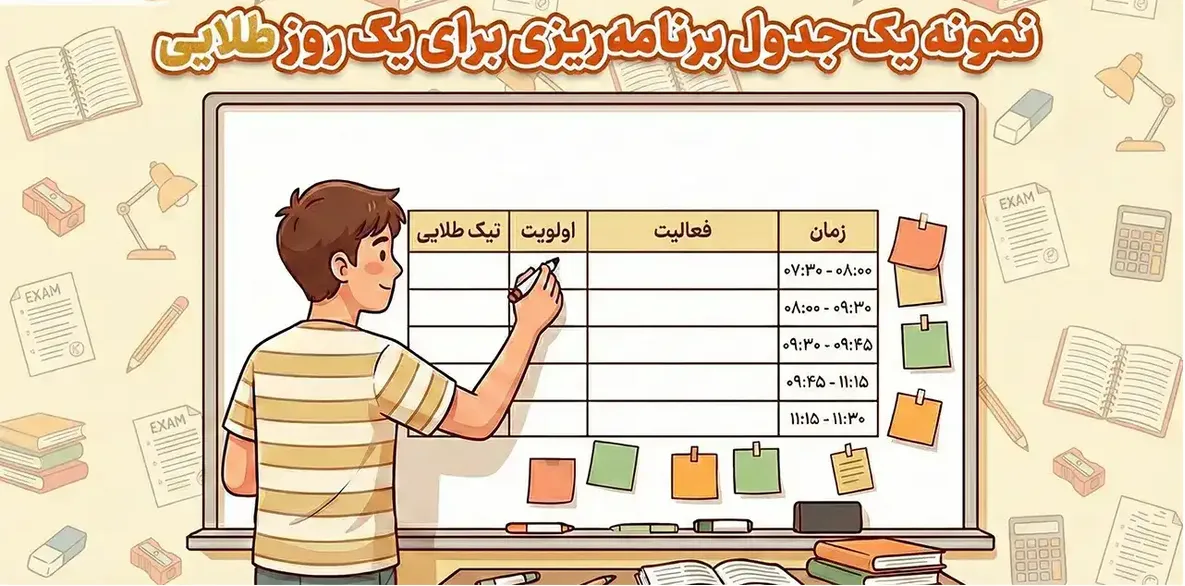 بهترین برنامهریزی امتحان نهایی